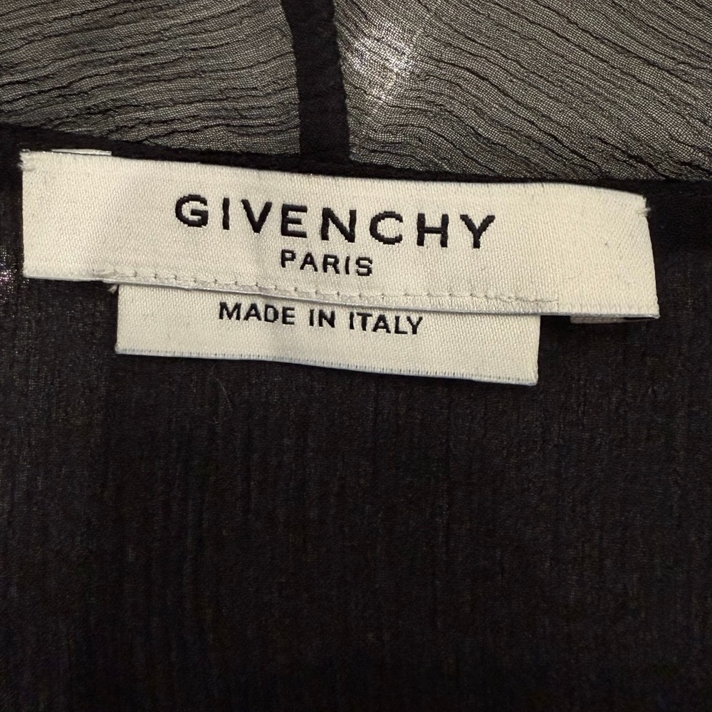 Givenchy black Ruffle Lace Robe - Picture 16 of 16